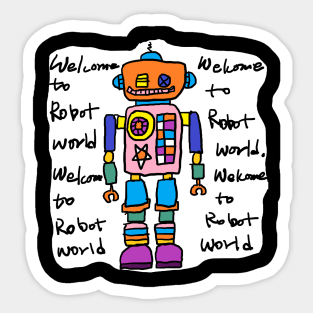 humanoid robot Sticker